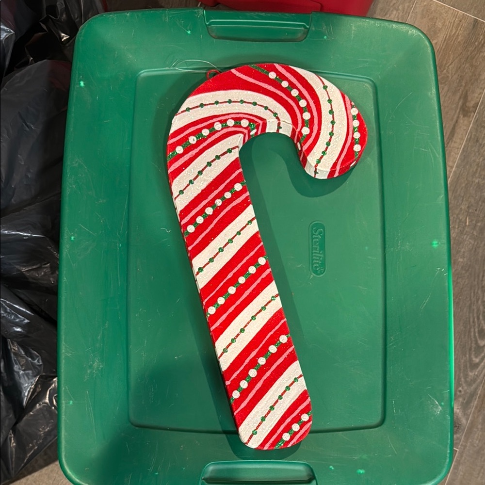 Candy cane decoration
